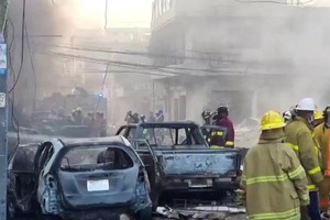 Parte de los daños que provocó el incidente. Crédito: Guasapo Noticias y Mas