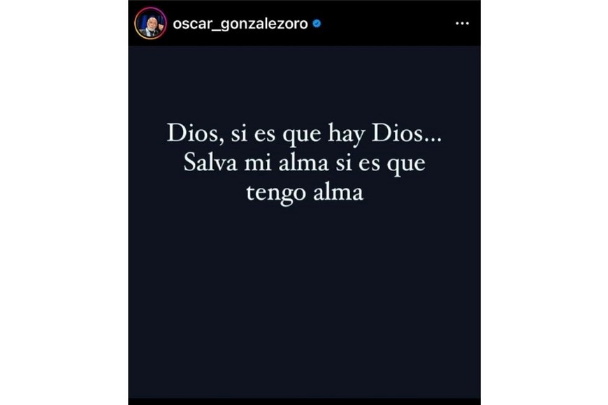 Minutos después volvió a poner una frase que llamo la atención.