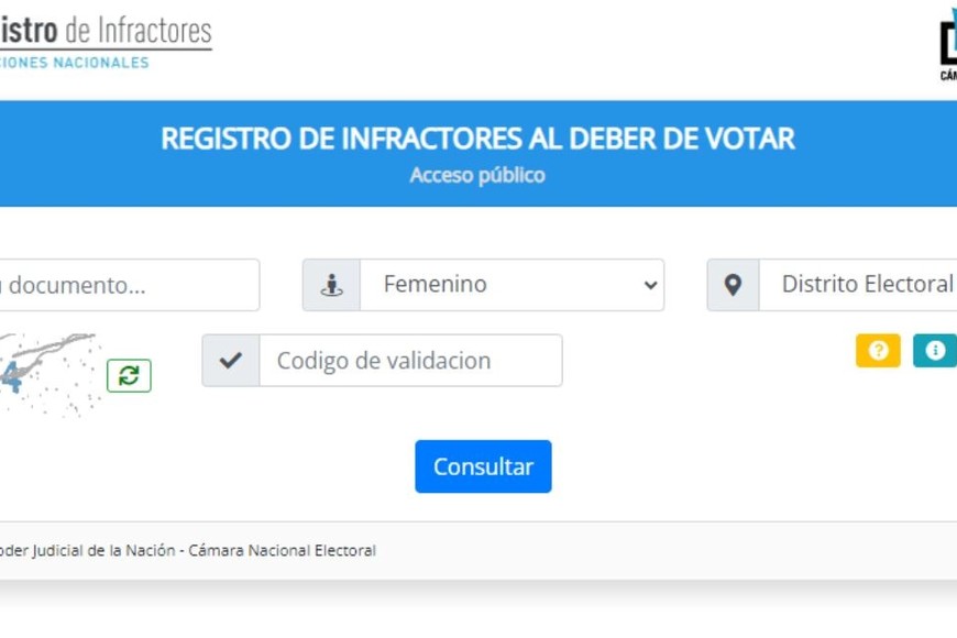 Registro de Infractores