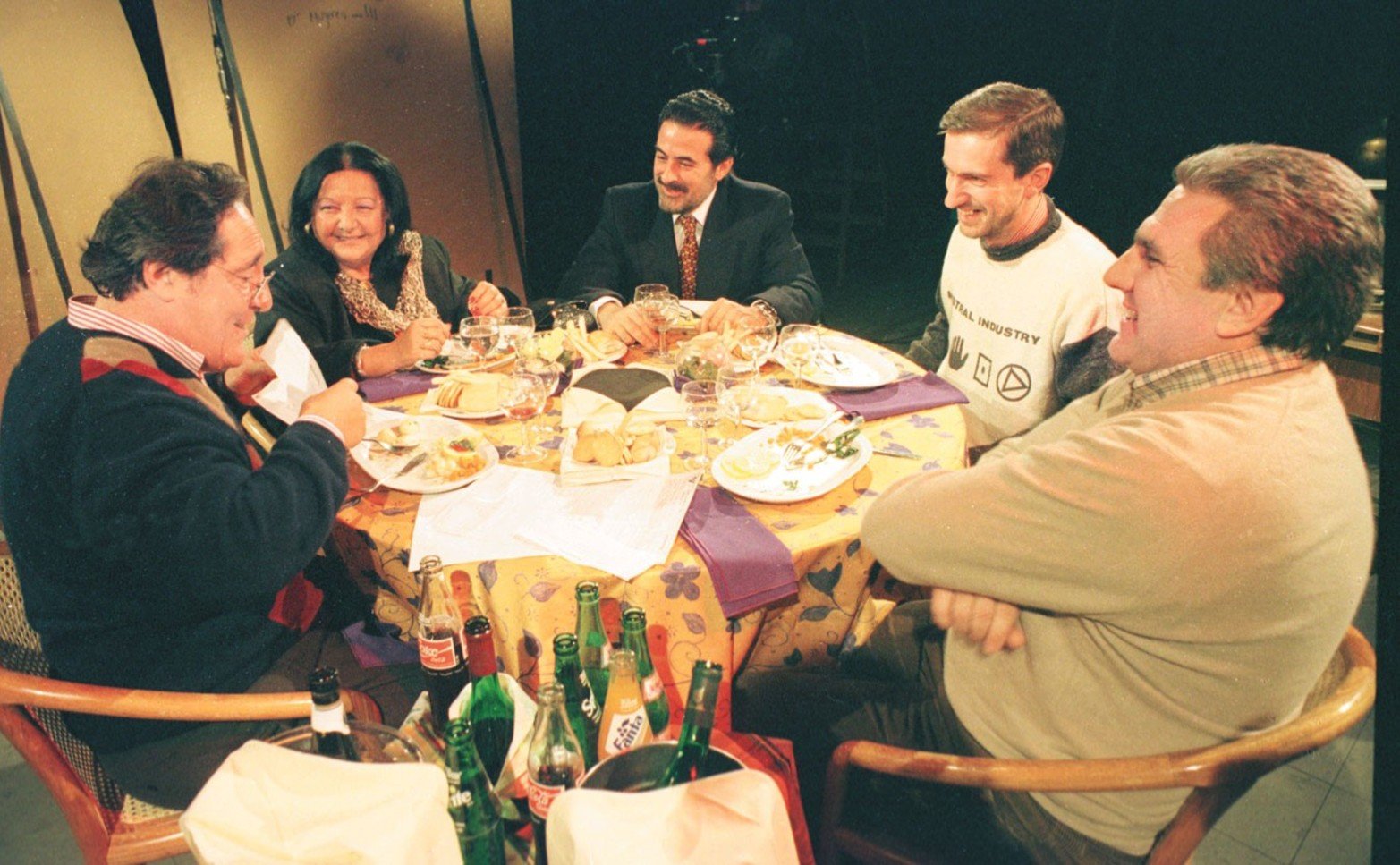 En el programa de Carlos Peisojovich, Susana Bachini, Manuel Vittori, Luis Carrara y Guillermo Dozo.