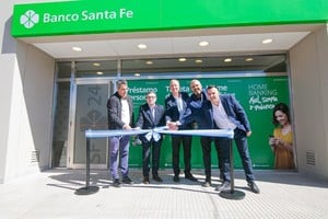 La nueva sucursal bancaria quedó inaugurada este miércoles.