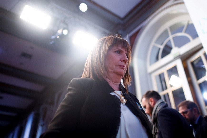 Argentine presidential candidate Patricia Bullrich of Juntos por el Cambio alliance attends a business event in Buenos Aires, Argentina August 24, 2023. REUTERS/Agustin Marcarian