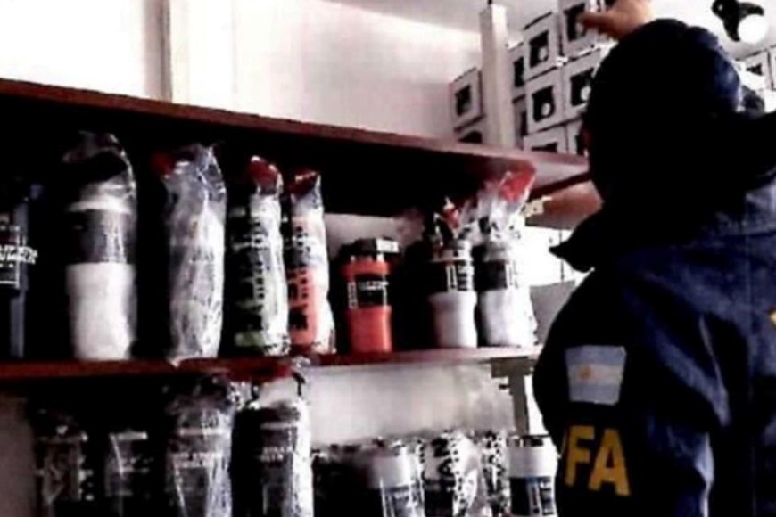 El operativo se llevó adelante tras la denuncia realizada por Parallel, distribuidor y representante oficial de la marca Stanley