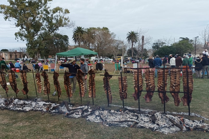 Postal del Encuentro de Destrezas Criollas y costumbrismo en Monje.