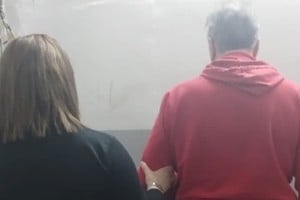 El imputado fue trasladado a sede policial. Crédito: El Litoral.