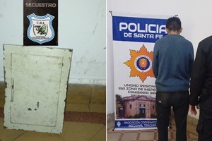 La caja fuerte fue secuestradas mientras el detenido fue trasladado a la Seccional 3ra.