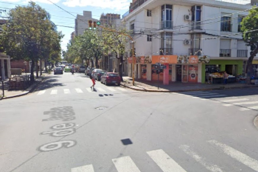 El asalto fue en la panadería Polo Norte ubicada en 9 de Julio y Santiago del Estero.