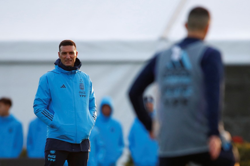 Lionel Scaloni, director técnico de la Selección Mayor.