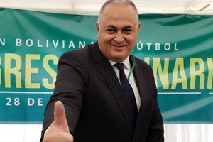 Fernando Costa, presidente de la Federación Boliviana de Fútbol, en una imagen de archivo.