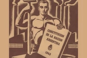 La conflictividad política que rodeó la reforma constitucional de 1949 impidió que se celebrara el Centenario de la sanción de la Constitución Nacional de 1853.