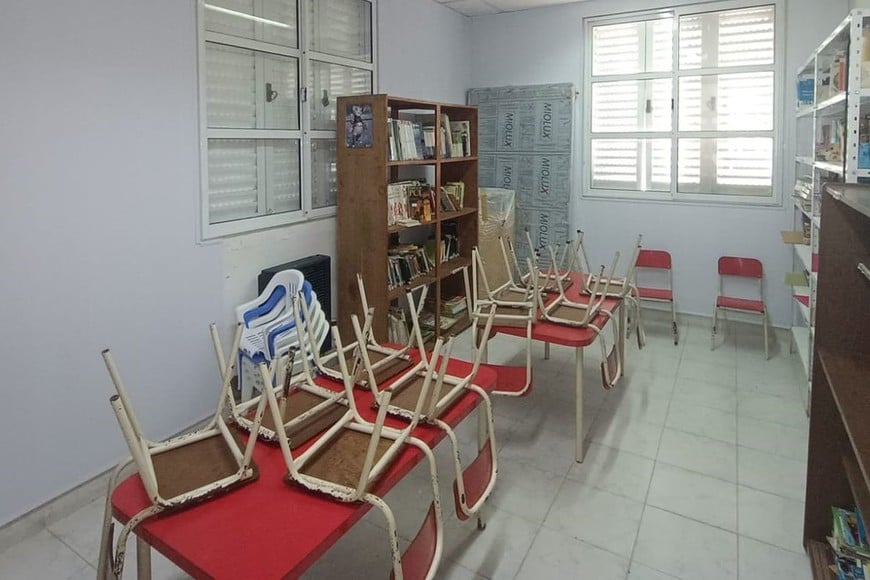 Primo agregó que en esta oportunidad, los recursos obtenidos por la venta de los residuos, han permitido el revestido las paredes de la sala de computación y el espacio de lectura para niños de la Biblioteca Popular “Gottfried Keller”.