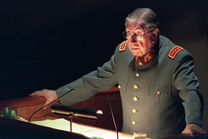 Augusto Pinochet Ugarte, el ex presidente de facto en Chile.