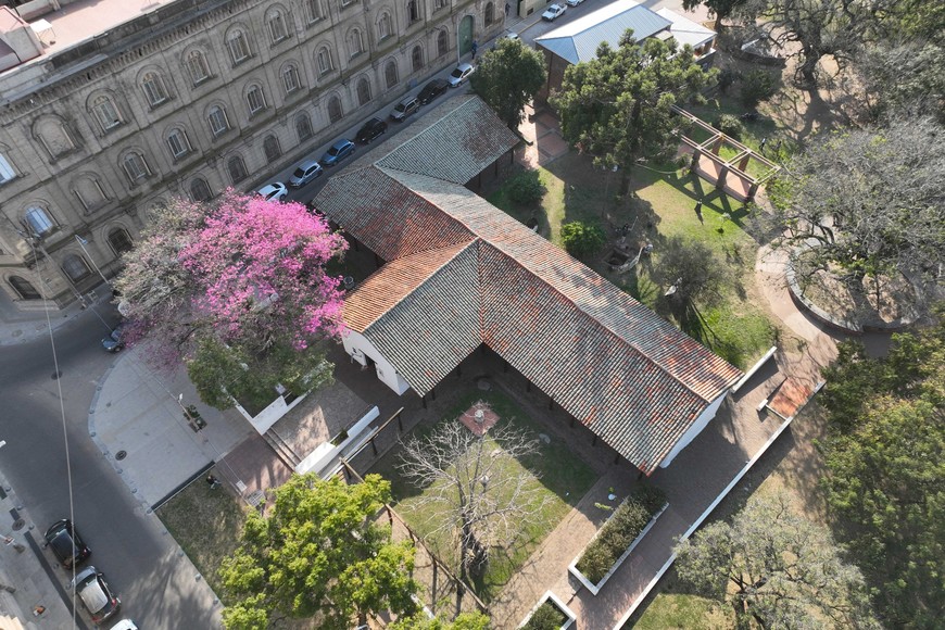 Desde el cielo. Así luce el museo que pertenece al casco histórico de Santa Fe. Crédito: Fernando Nicola