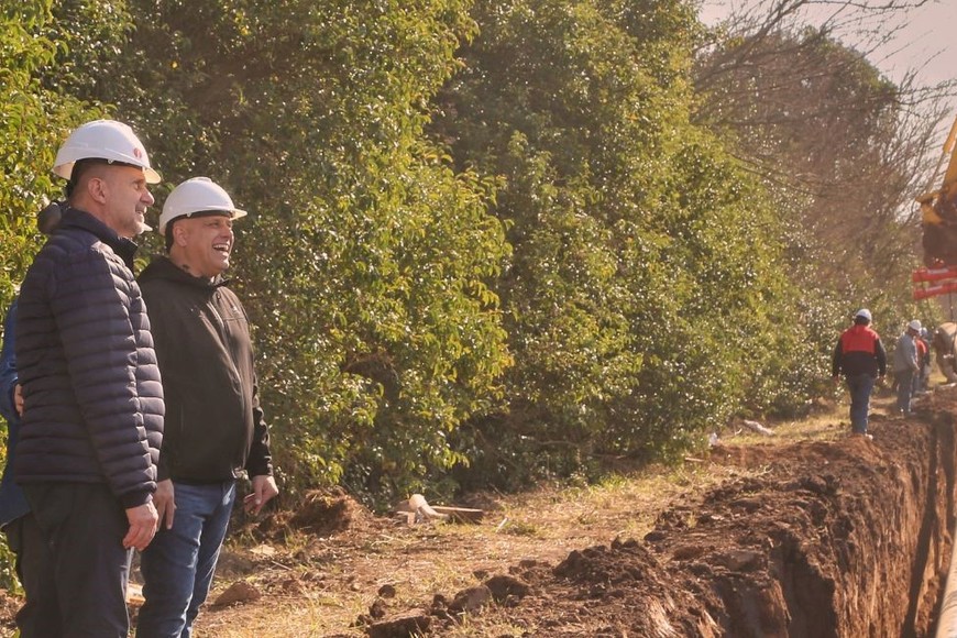 Acueducto Gran Rosario. En la actualidad, se realiza la primera etapa que implica la ampliación de la planta en Granadero Baigorria.