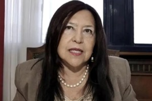 La jueza Ana María Figueroa, en la Comisión de Acuerdos del Senado