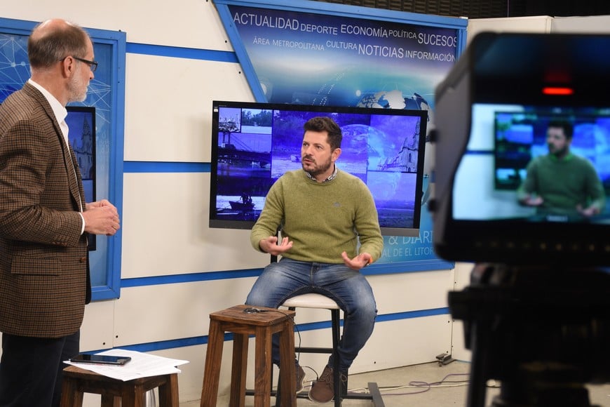 “Nuestra visión estratégica estaba en la posibilidad de tener un aeropuerto internacional y estamos a pocas semanas de que tengamos la certificación”, dijo sobre Sauce Viejo. Crédito: Luis Cetraro