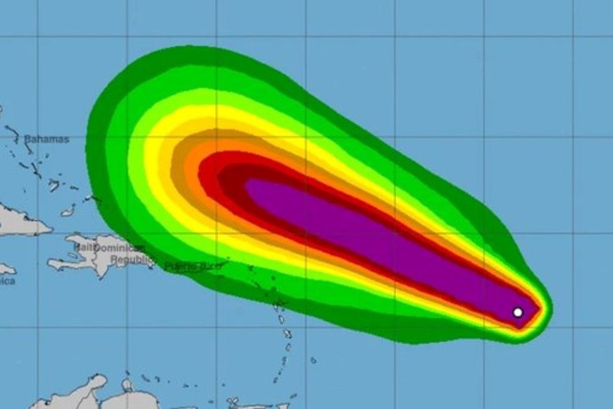Es demasiado pronto para proporcionar detalles sobre las posibles precipitaciones y ráfagas de viento.