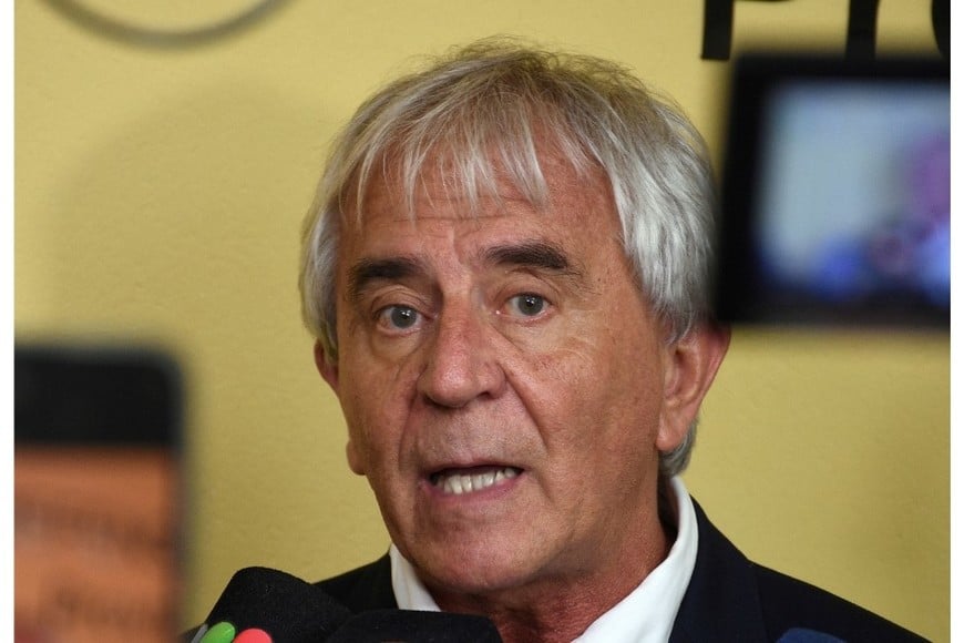 Anibal Faccendini, de la Cátedra del Agua. Crédito: Guillermo Di Salvatore / Archivo El Litoral