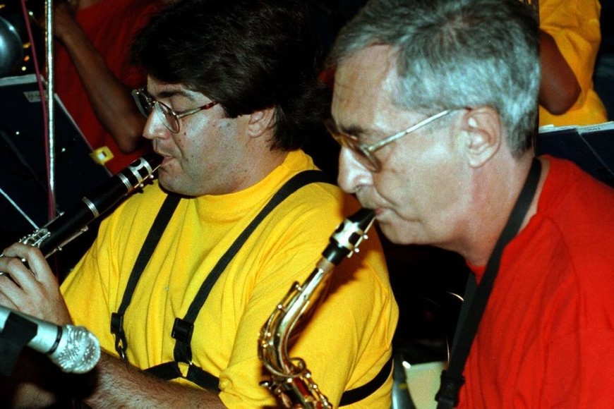 Actuación de la Jazz Ensamble en 1998. Foto: Archivo El Litoral