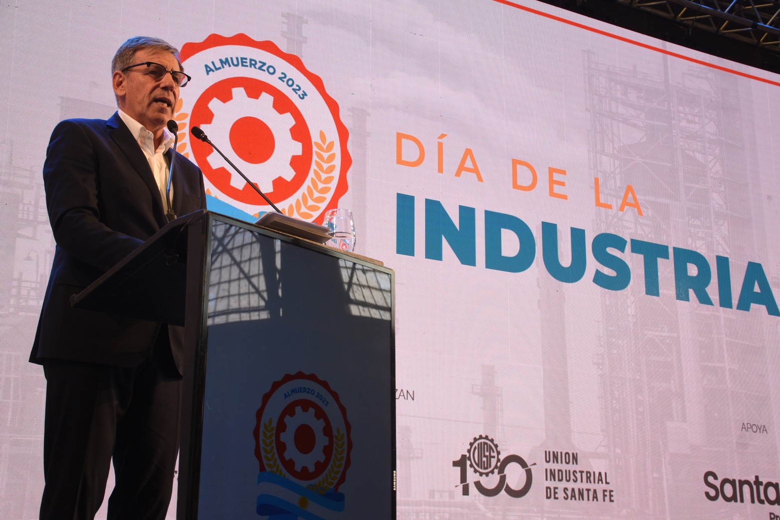 El intendente y el gobernador participaron del acto en la Estación Belgrano.