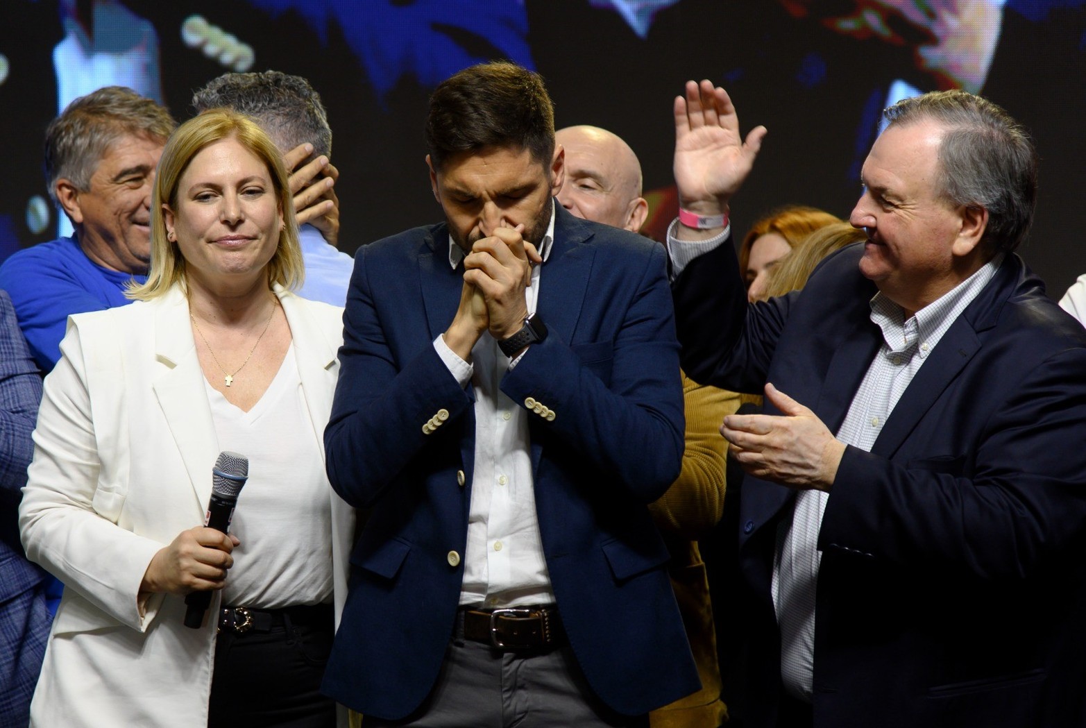 Con más del 95% de las mesas escrutadas la tendencia era irreversible y Maximiliano Pullaro se convirtió en el nuevo gobernador de la provincia de Santa Fe.