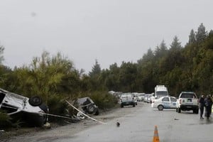 El accidente se produjo cuando toda la zona estaba afectada por intensas lluvias.