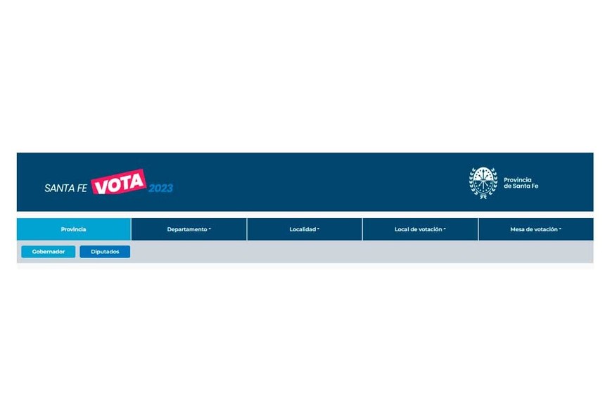 El portal oficial de las elecciones y cómo consultar los resultados por mesa.