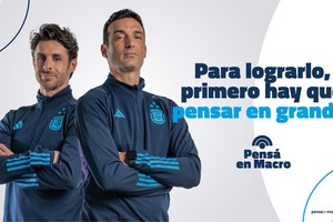 Pablo Aimar y Lionel Scaloni formaron parte del desafío de Banco Macro.
