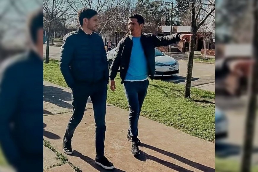 Pullaro y Rodríguez planificaban, antes de las generales, obras para la localidad.