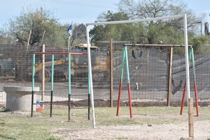 De plaza a planta. La obra del MTE se realiza en la zona de calle Lhemann al 6600. Crédito: Mauricio Garín