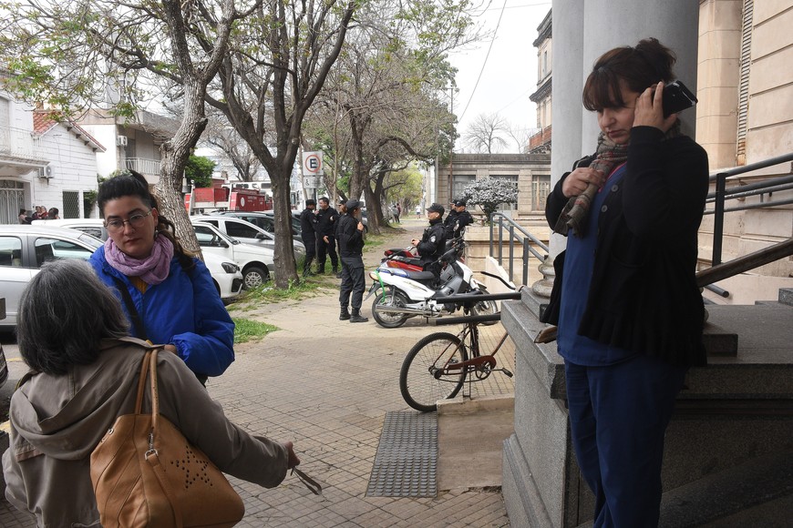 Incendio y evacuación en el Hospital Italiano