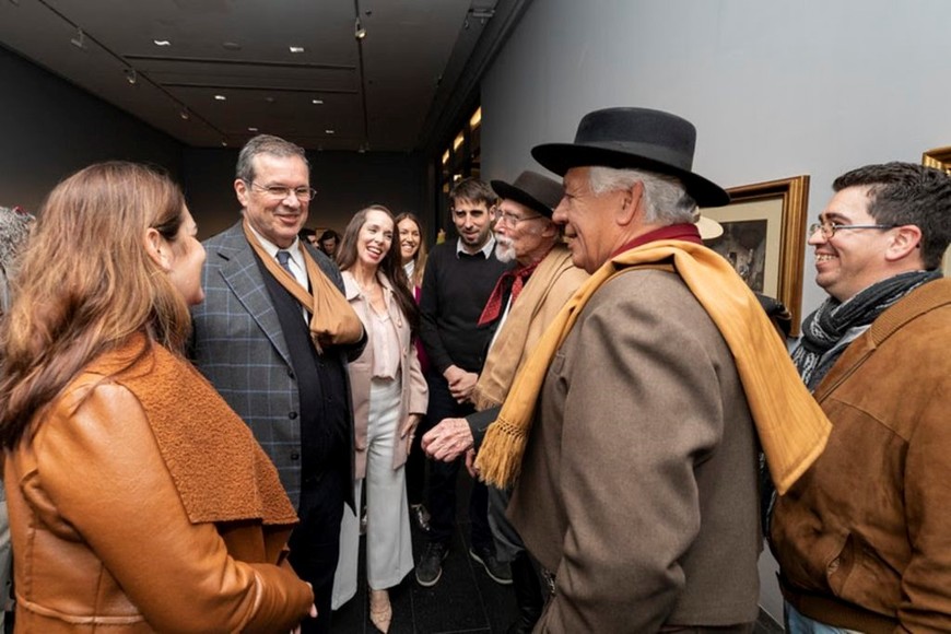 Inauguración de la muestra “Florencio Molina Campos. Pinturas para el pueblo”, en el centro Cultural Kirchner