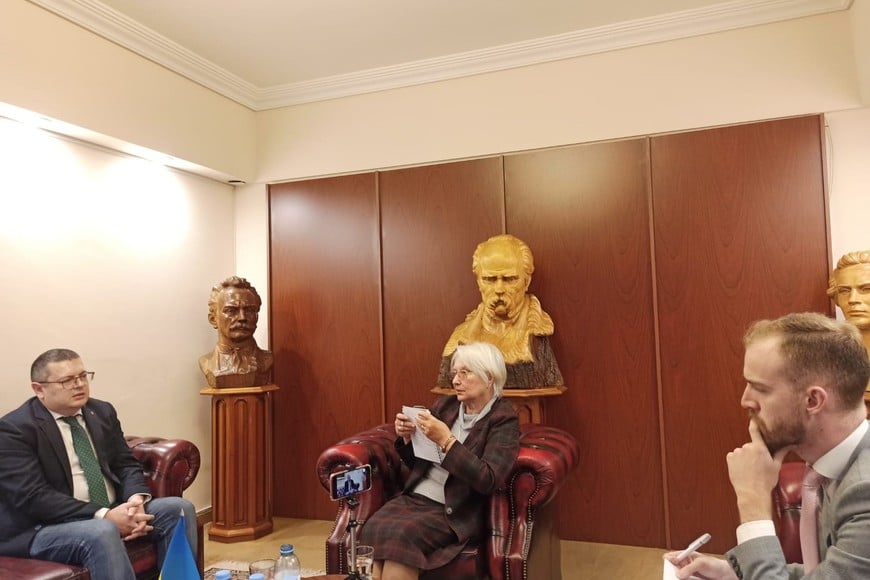 El diálogo con Oleksandr Merezhko, presidente del Comité de Política Exterior y Cooperación Interparlamentaria de la Rada Ucraniana.