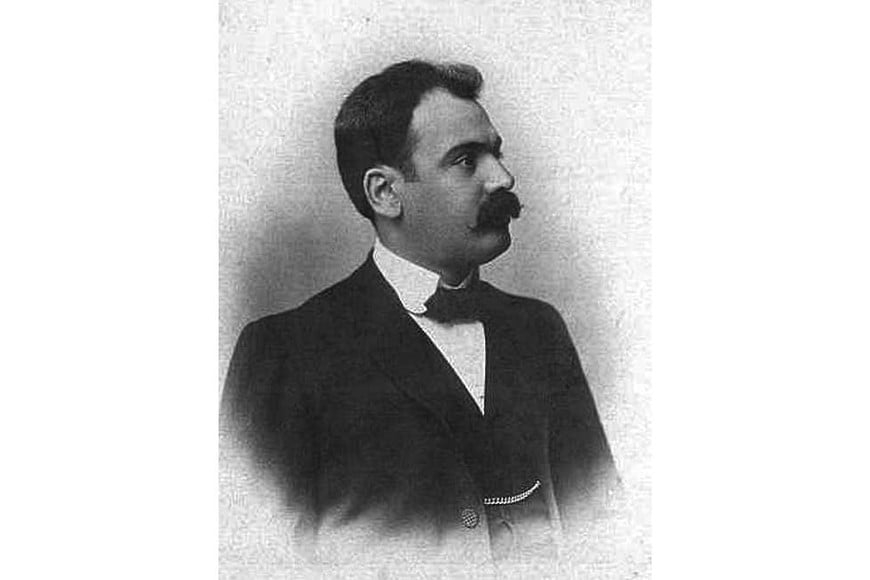 Retrato de Manuel Irigoyen, uno de los impulsores de la actividad farmacéutica en Santa Fe.