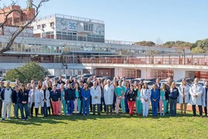 Un hecho inédito en la medicina argentina: más de 100 profesionales participaron de un triple trasplante pediátrico en simultáneo. Crédito: Gentileza.