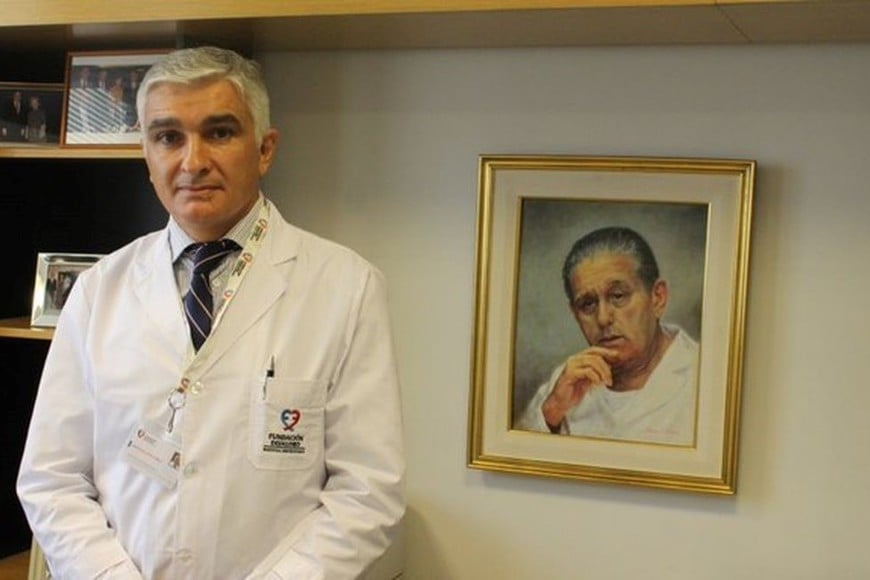 El Dr. Pablo García Delucis, jefe de Cirugía Cardíaca Pediátrica de Fundación Favaloro, explicó en de qué trata la cardiopatía congénita y cómo es su tratamiento. Crédito: Gentileza.