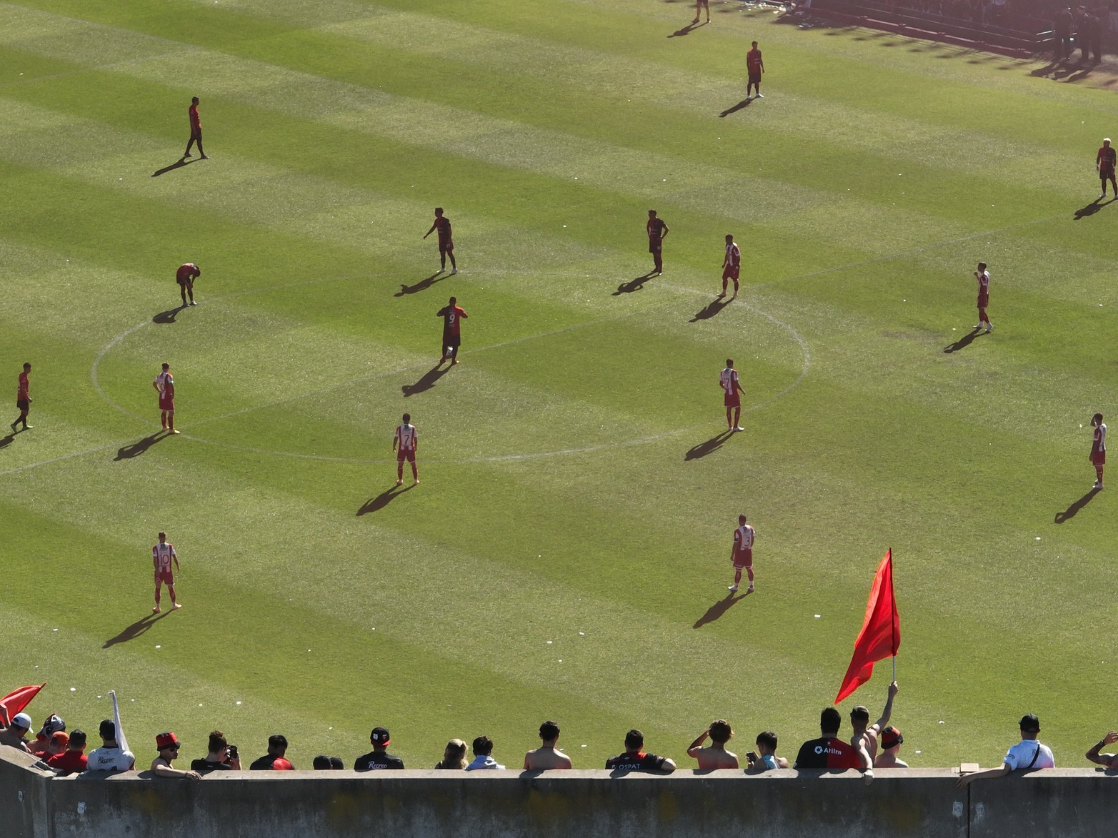 Ya se está jugando el clásico santafesino