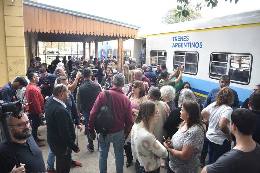 Día en el que se hizo la prueba de vías. Créditos: Manuel Fabatia