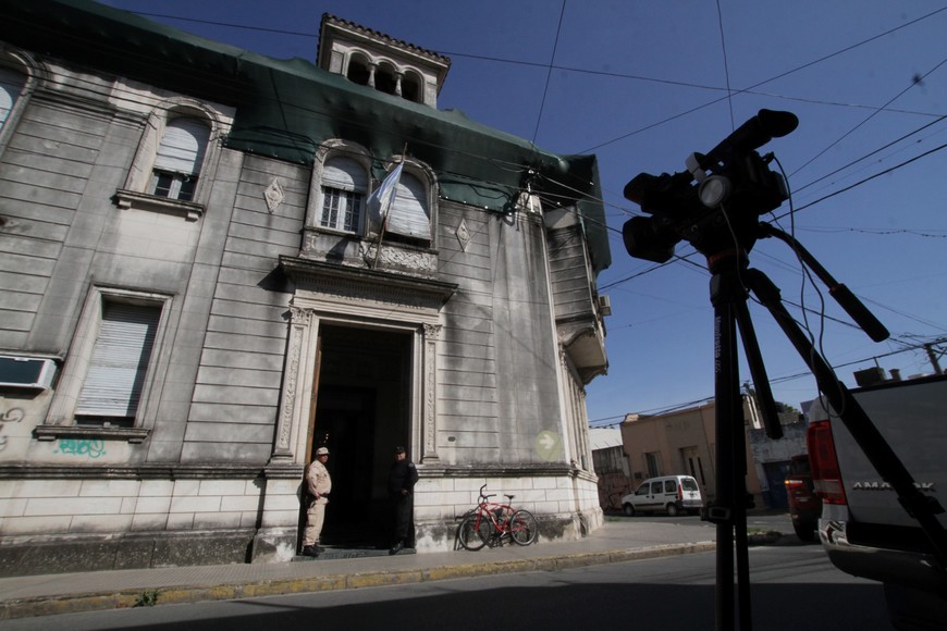 Benavídez fue trasladado ante la justicia el jueves pasado, para ampliación de declaración indagatoria. Crédito: Mauricio Garín/Archivo