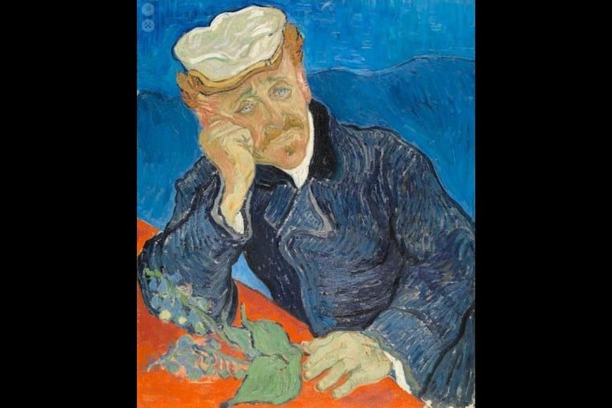 El retrato de Gachet, de su última etapa. Foto: Télam