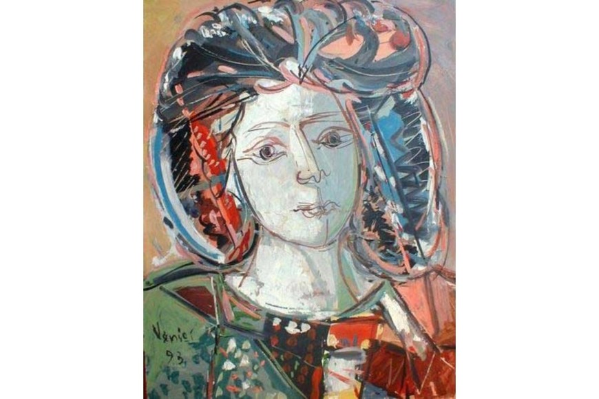 Bruno Venier, artista plástico: “La Toscana”: óleo sobre lienzo; 50x40 cm, 1993.