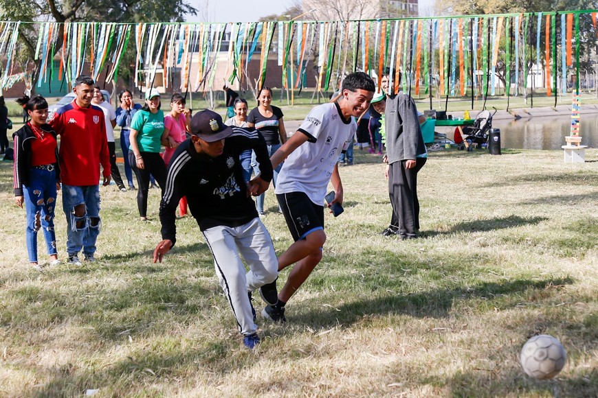 Los más grandes compartieron un "fulbito".