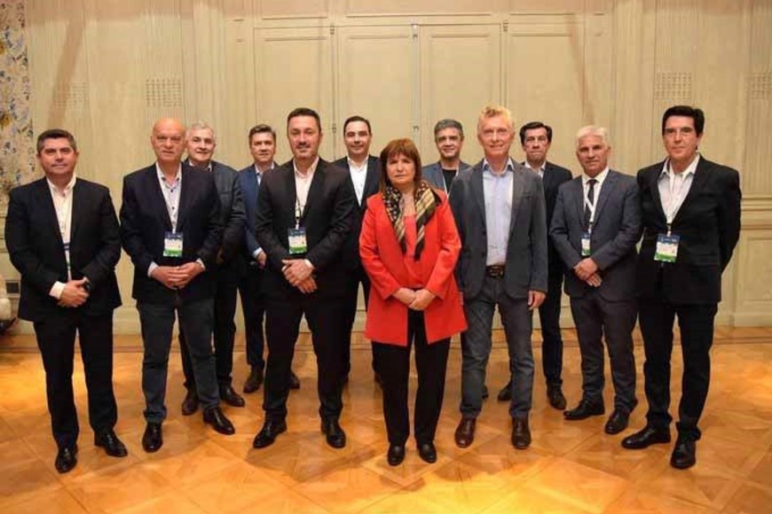 El equipo que acompañó a Patricia Bullrich en el debate. Crédito: Prensa Patricia Bulllrich