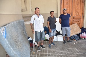 Ocupantes. Los hombres dieron su versión sobre por qué están allí.

Flavio Raina.