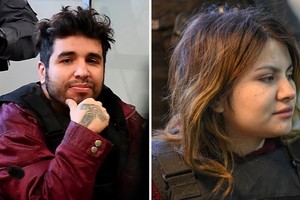 Fernando Sabag Montiel y Brena Uliarte.