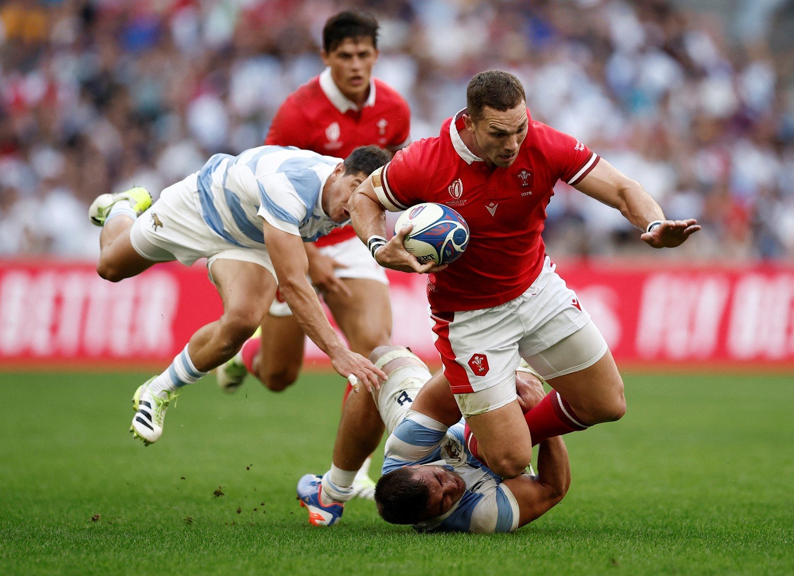 Copa Mundial de Rugby 2023 - Cuartos de fina, Gales contra Argentina.  