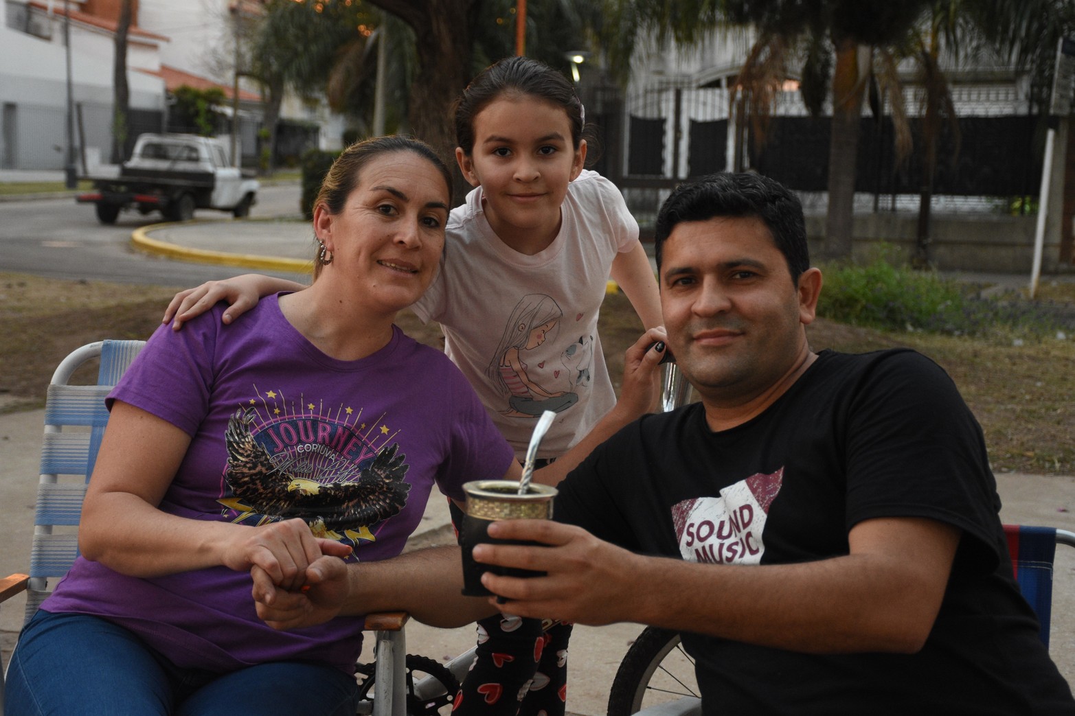 Con alegría se compartió mates, juegos y algunos bizcochos