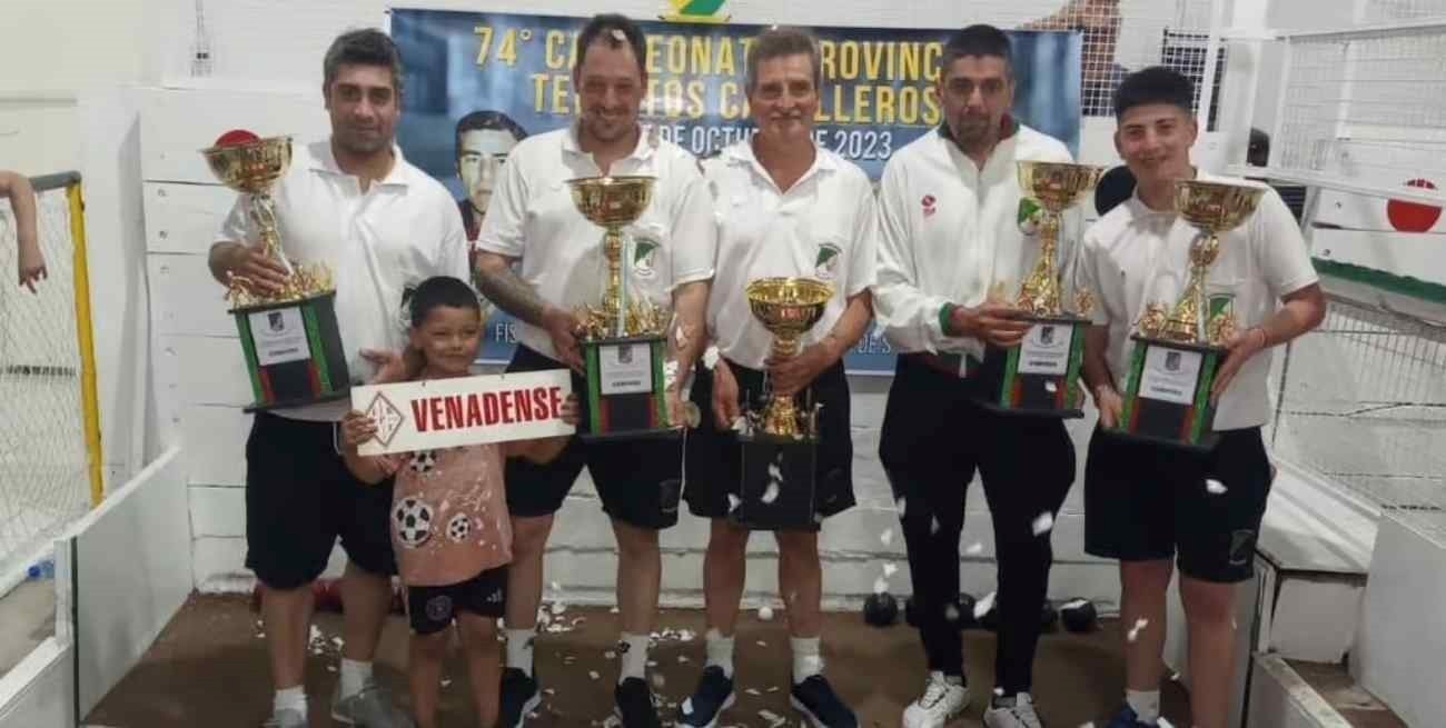 Equipo de la Venadense campeón provincial de bochas