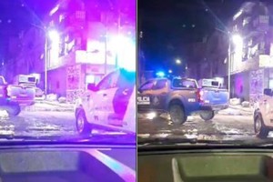 Los ladrones habían robado el automóvil en Lomas del Mirador y fueron perseguidos por la Policía hasta Villa Lugano donde se dieron a la fuga.