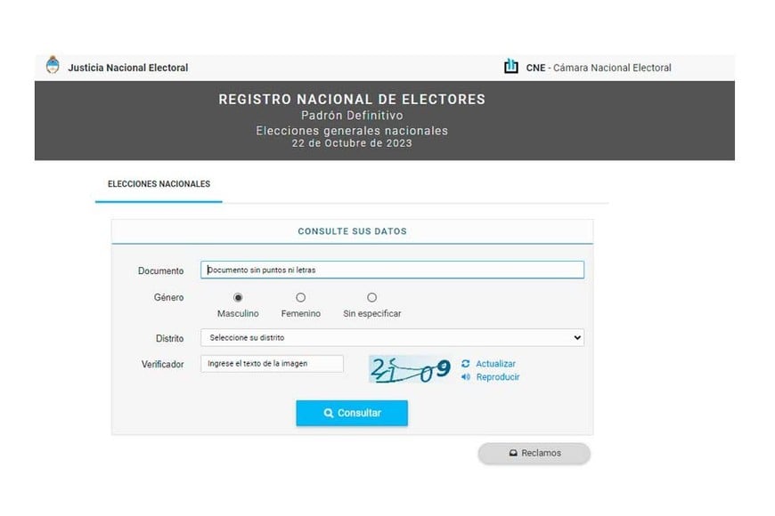 Los ciudadanos deberán llenar el formulario online.